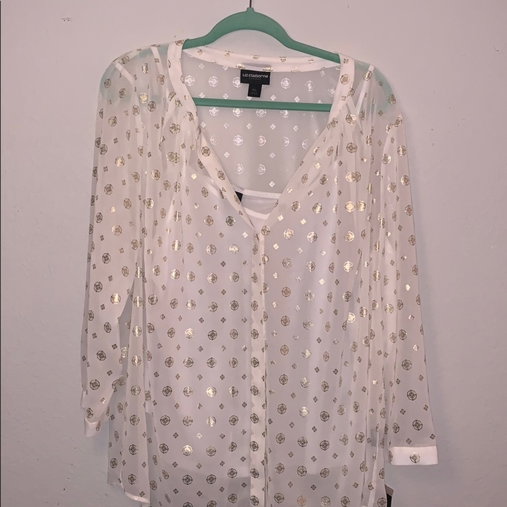 Women’s Liz Claiborne Blouse Size XL